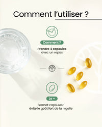 Posologie de l'huile de nigelle