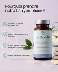 Bienfaits du tryptophane