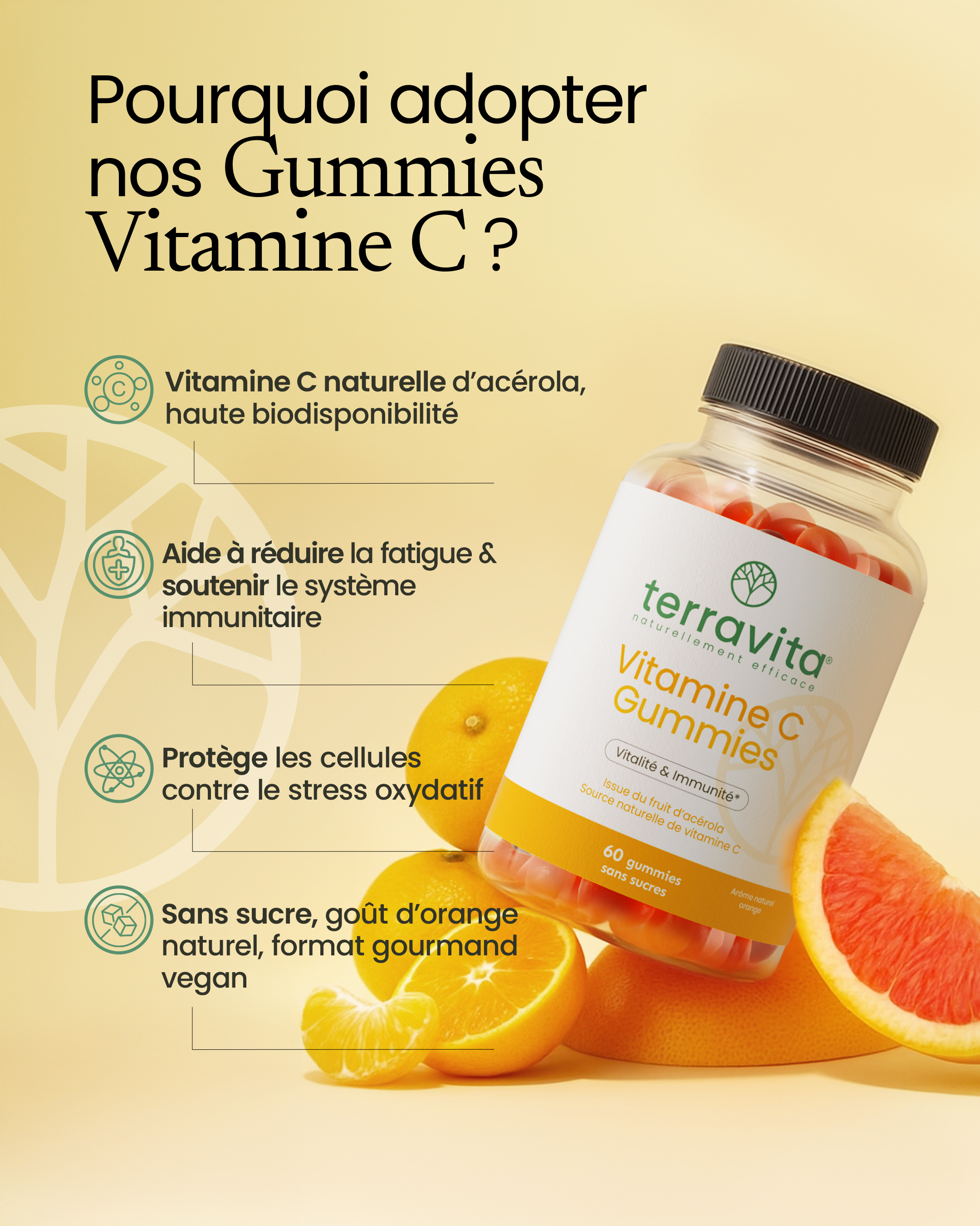 Vitamine C acérola gummies