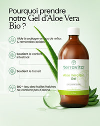 Gel d'Aloé Véra bio à boire
