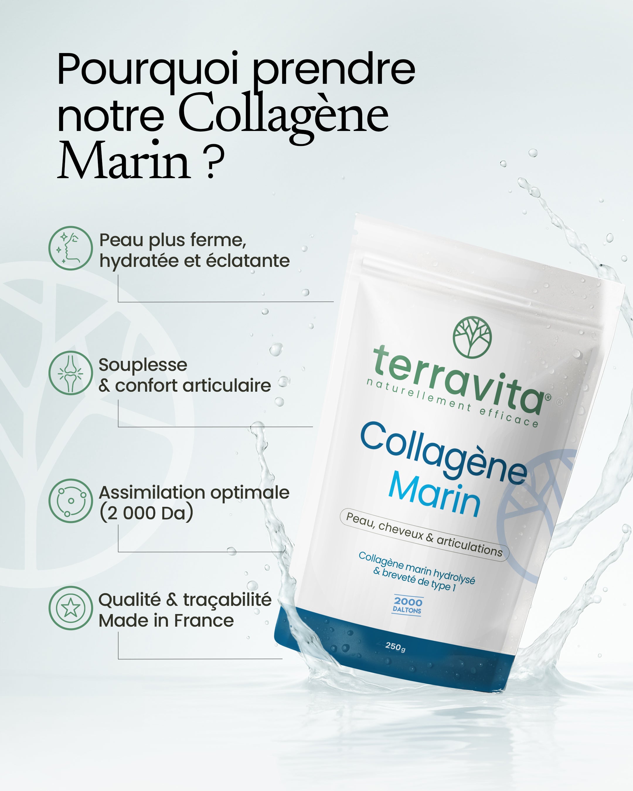 Bienfaits du collagène marin en poudre