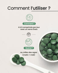 Posologie de la spiruline bio