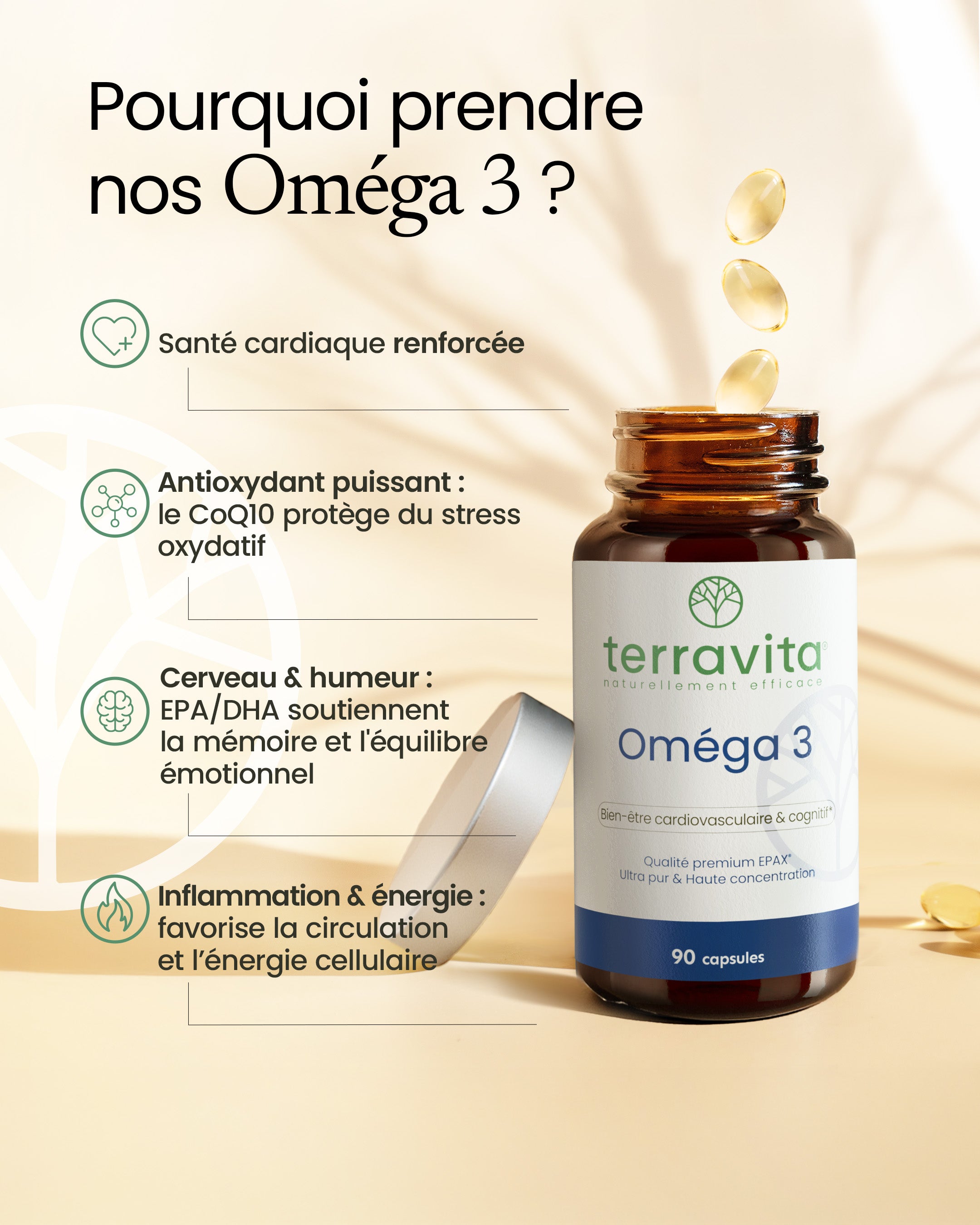 Bienfaits des oméga 3