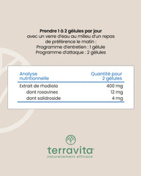 Composition de la rhodiola