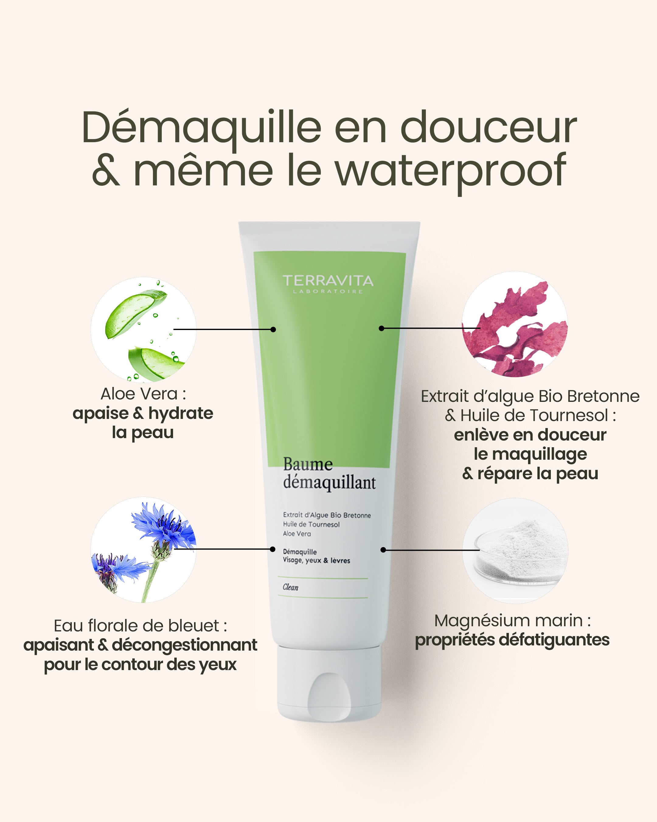 Baume démaquillant