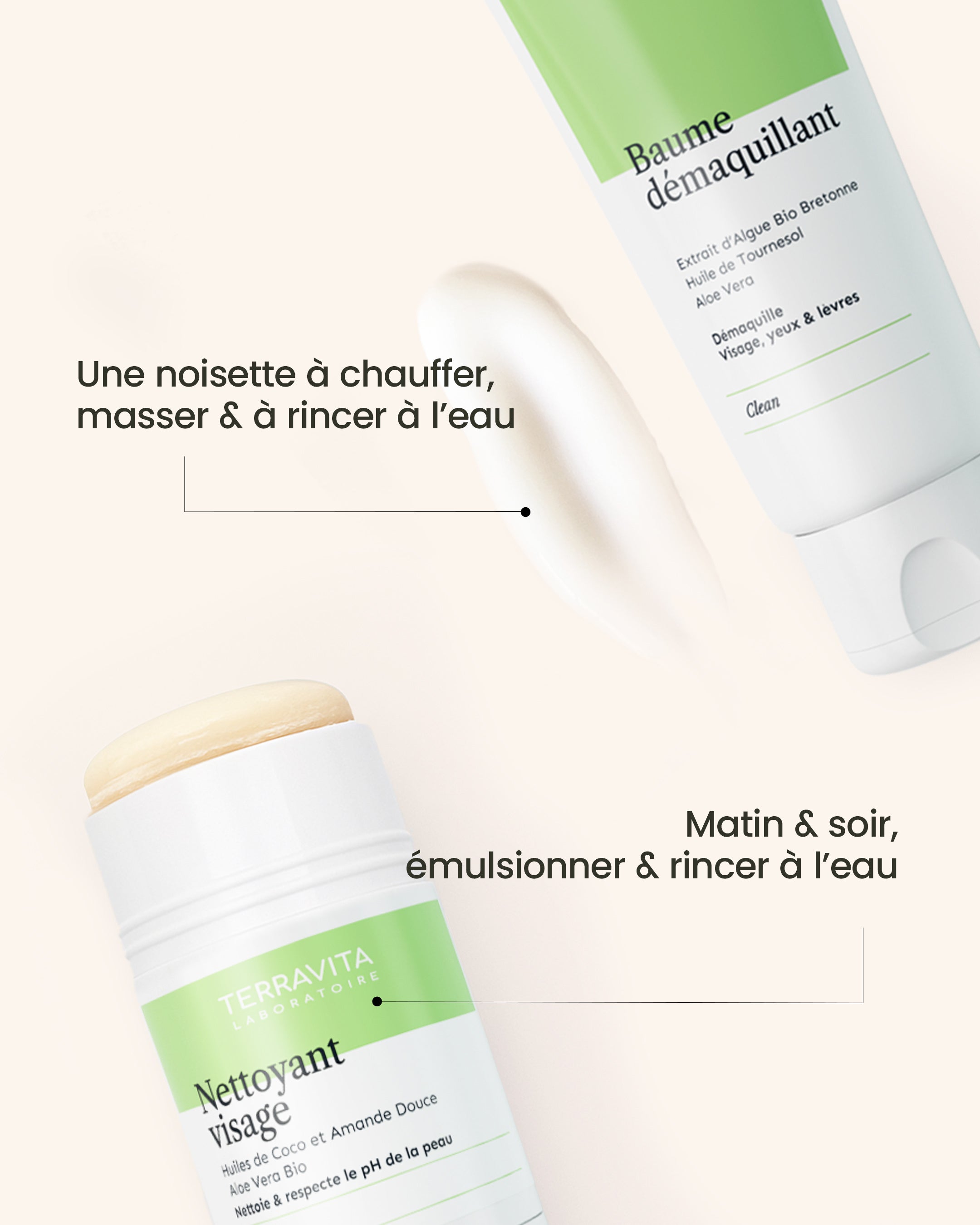 Routine double nettoyage