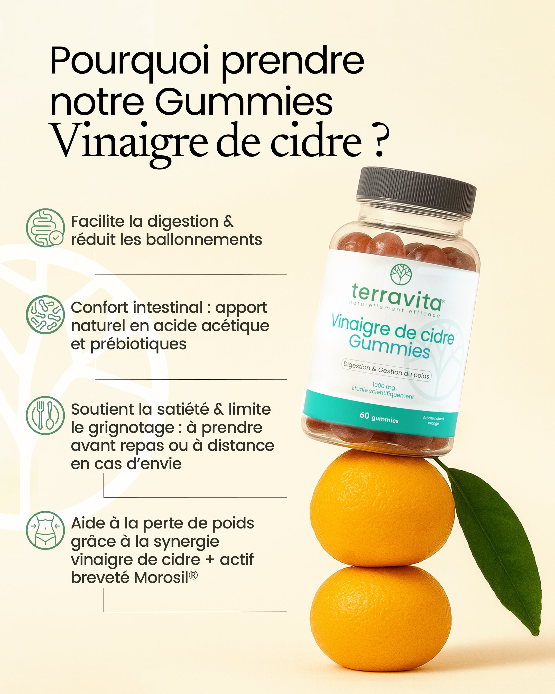 Bienfaits du vinaigre de cidre et Morosil