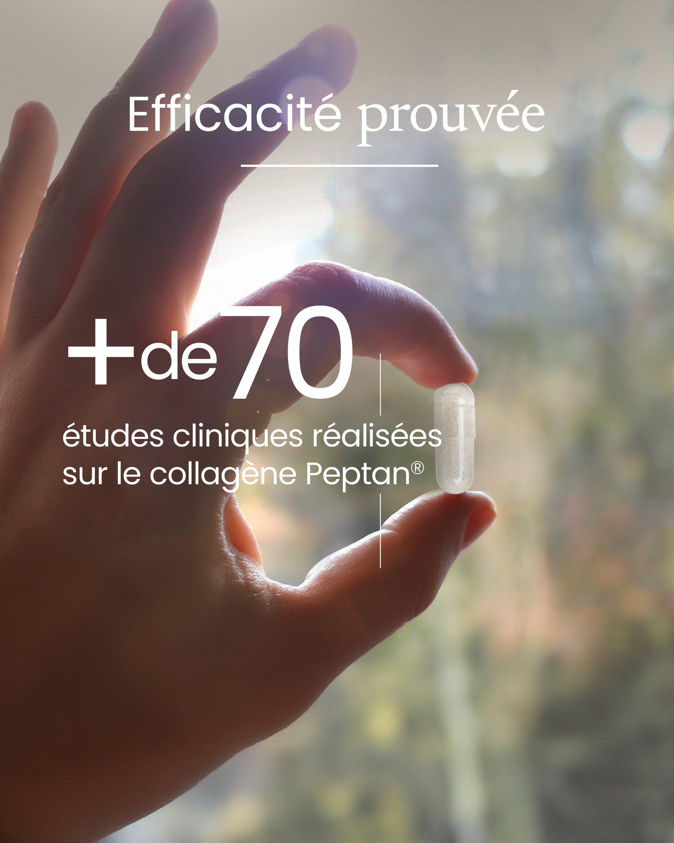 Propriété du collagène Peptan sur la peau