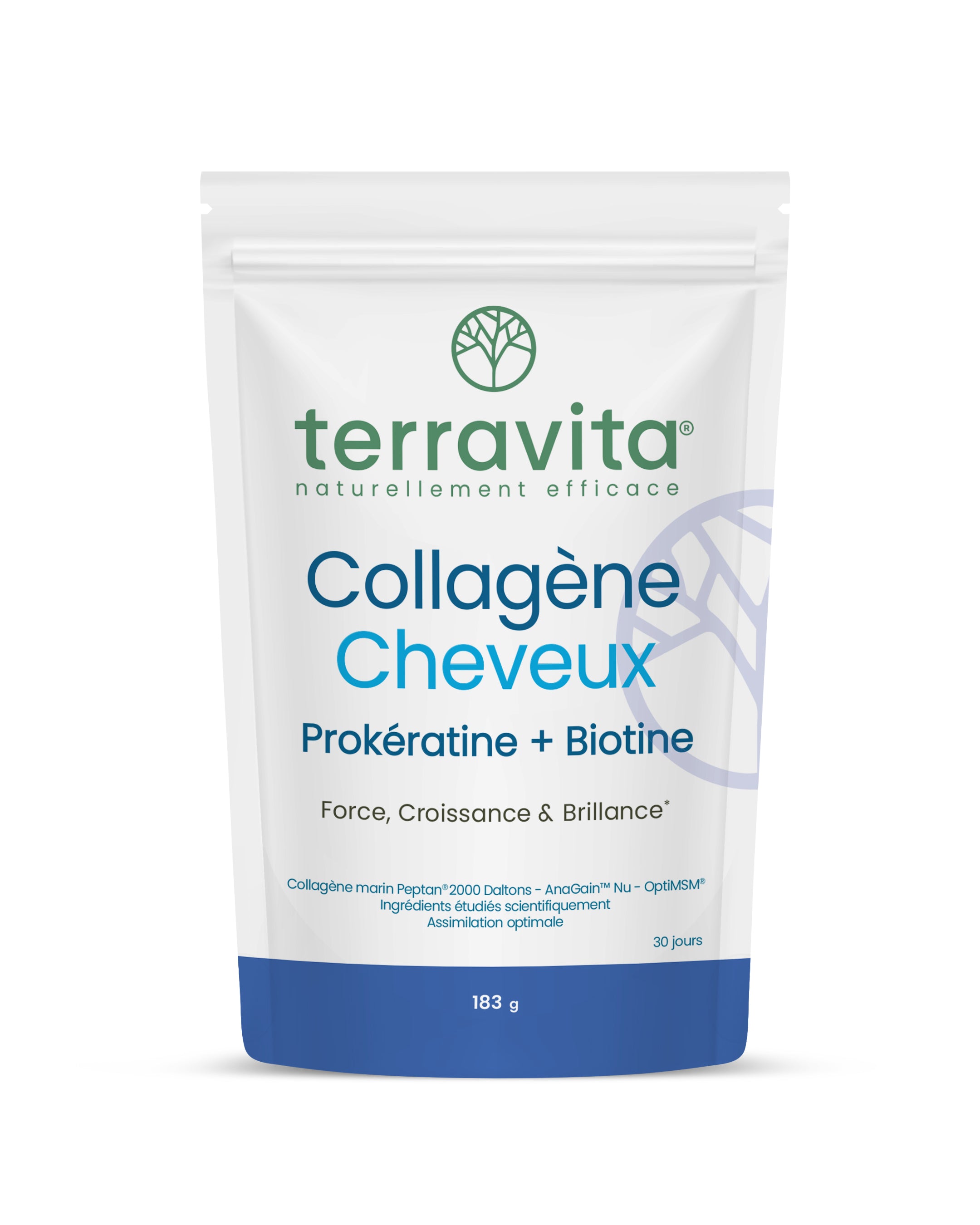 Collagène cheveux en poudre
