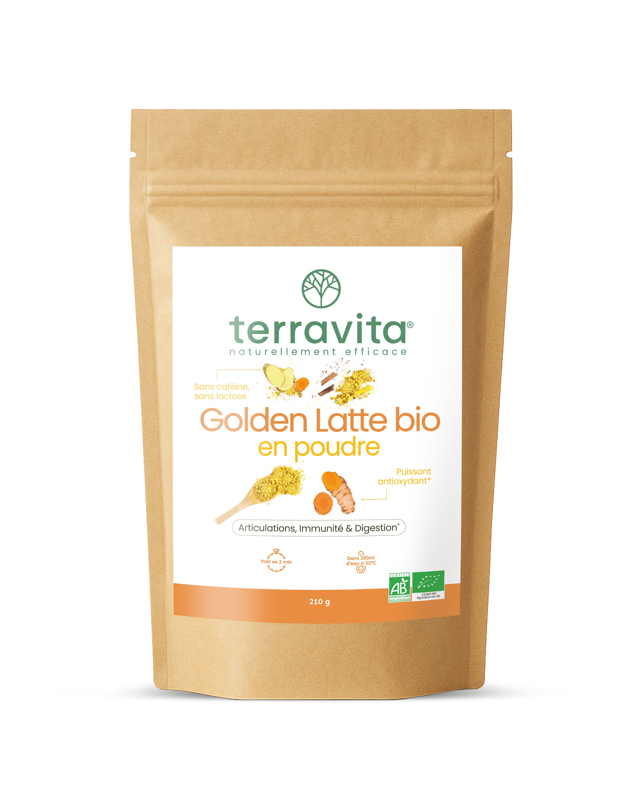 Golden latte Bio (lait d'or)
