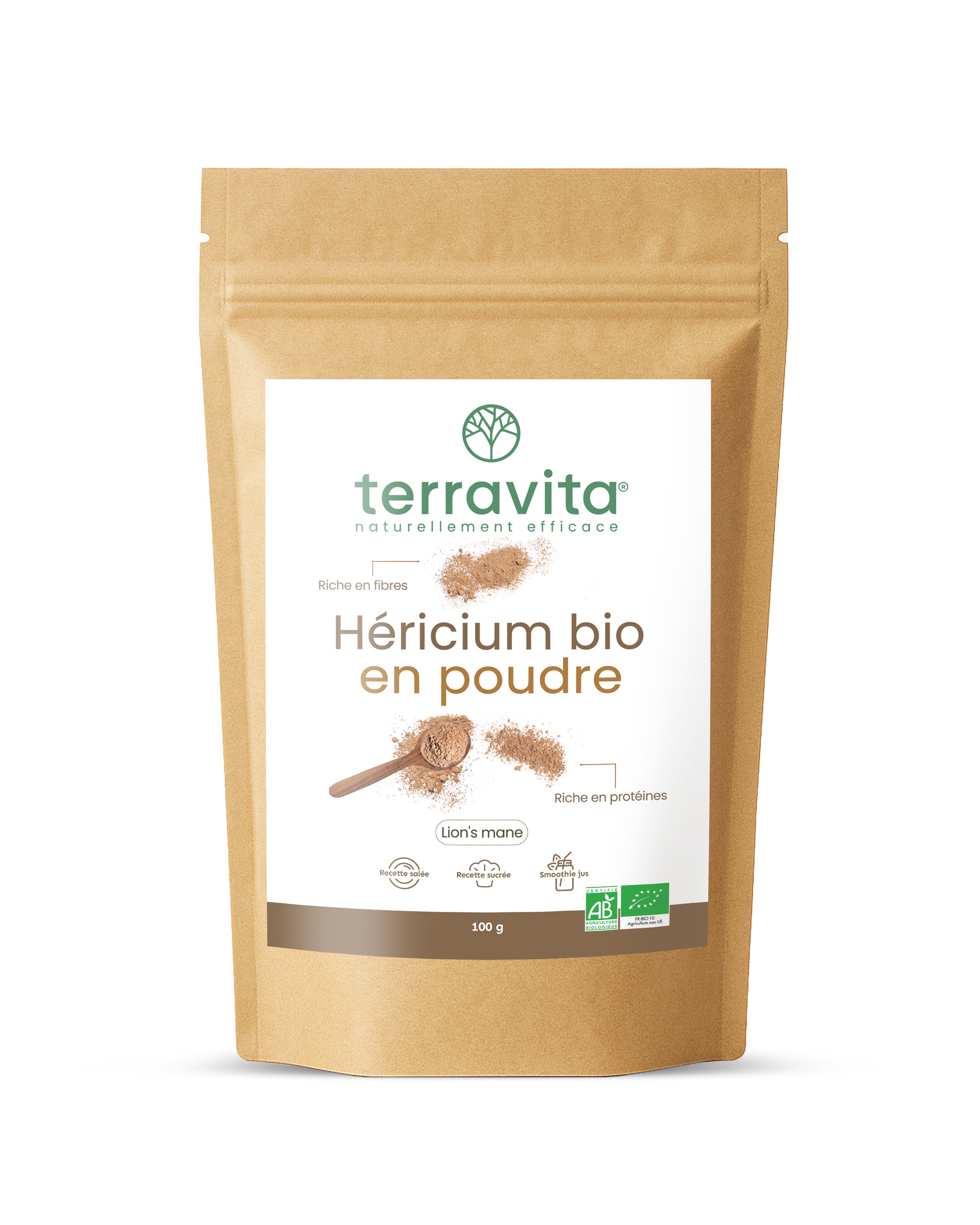 Héricium bio en poudre
