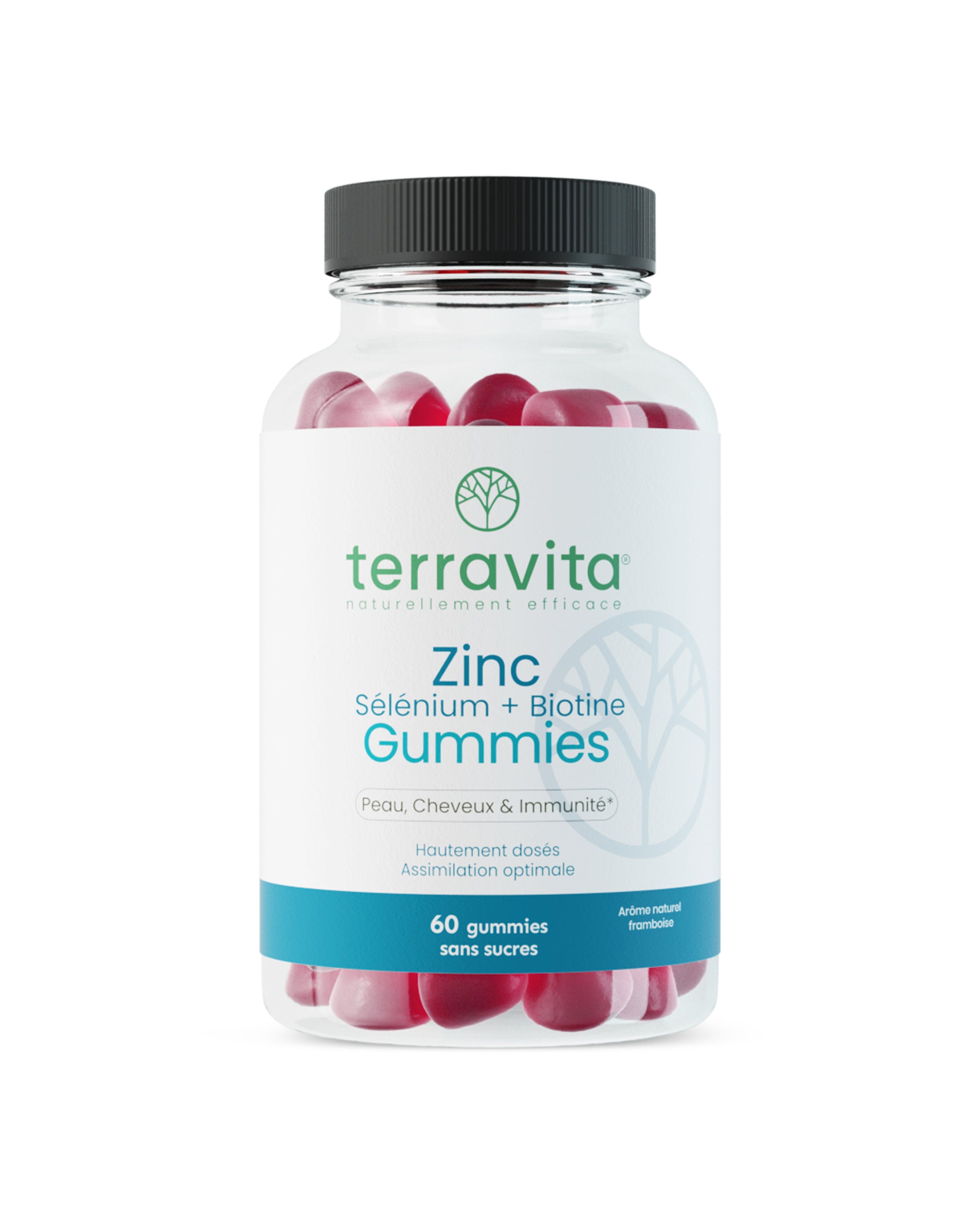 Zinc + sélénium & B8 gummies