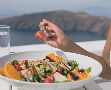 Plat léger en été : salade composée