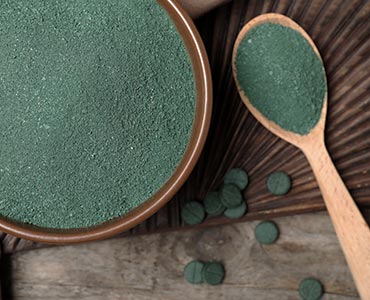 Spiruline en poudre et en comprimés