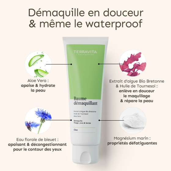 Baume démaquillant