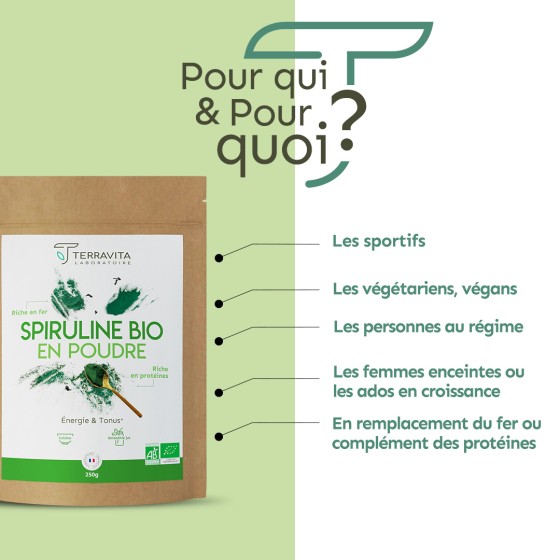 Spiruline Bio en poudre