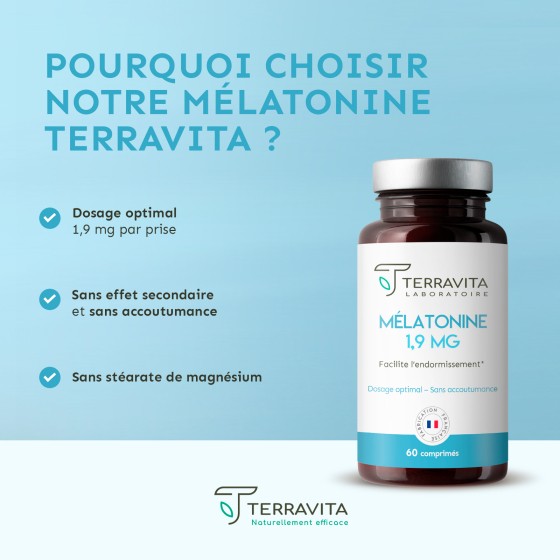 Mélatonine 1,9mg