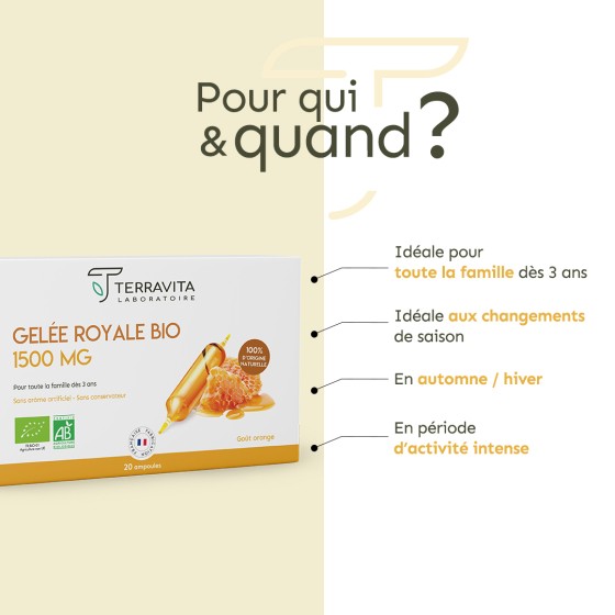 Gelée Royale Bio 1500mg