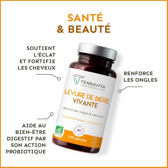 Levure de bière vivante Bio
