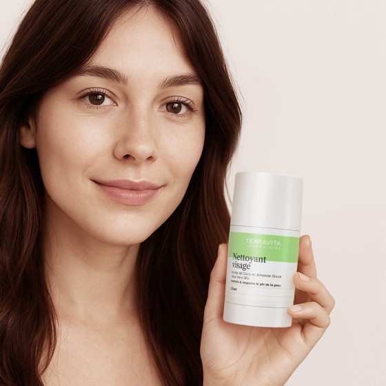 Nettoyant visage en stick
