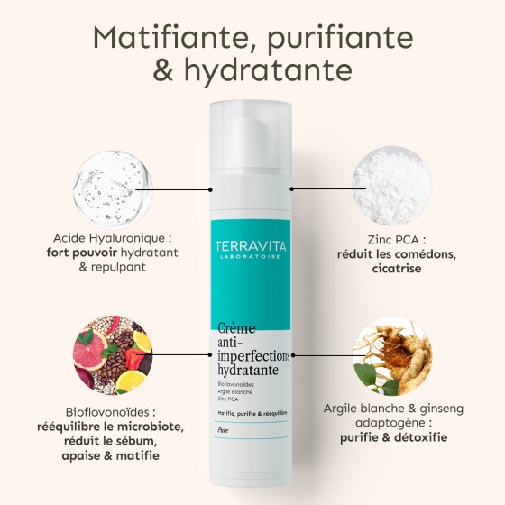 Crème anti-imperfections