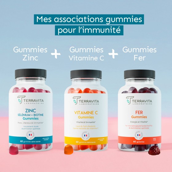 Gummies Zinc, Sélénium & B8