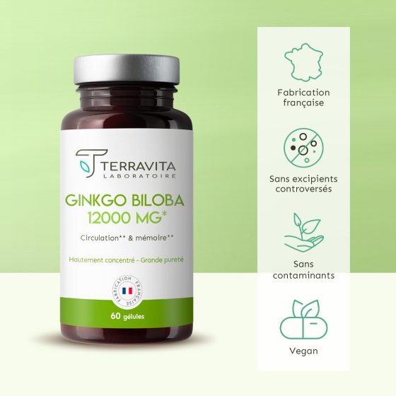 Ginkgo biloba 12000mg