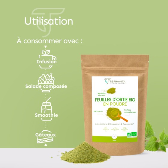 Ortie bio en poudre