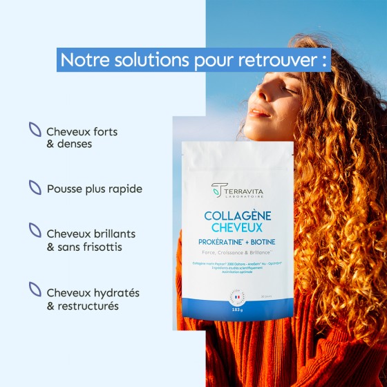Collagène marin cheveux en poudre
