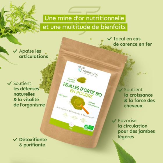 Ortie bio en poudre