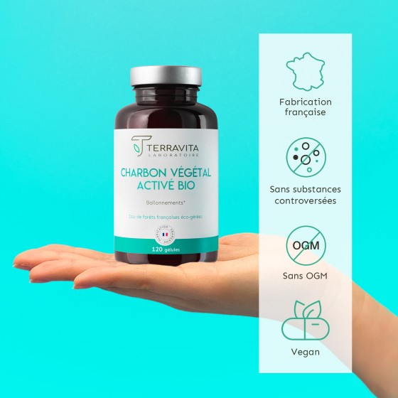 Charbon végétal activé Bio