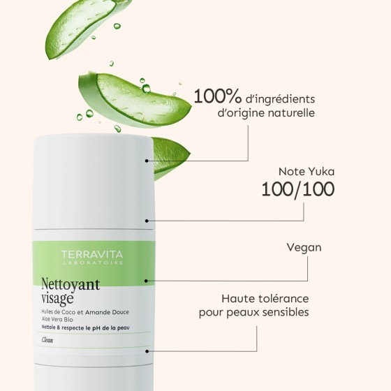 Nettoyant visage en stick