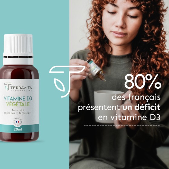 Vitamine D3 végétale - compte goutte
