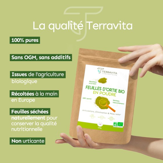 Ortie bio en poudre