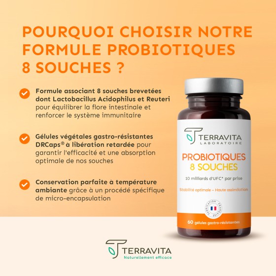 Probiotiques 8 souches
