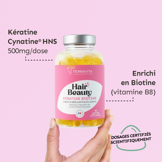 Gummies Kératine Biotine -  Hair Beauty