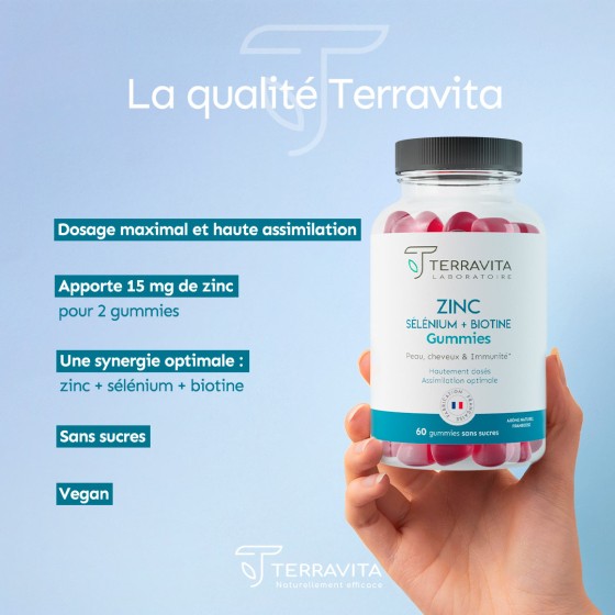 Gummies Zinc, Sélénium & B8