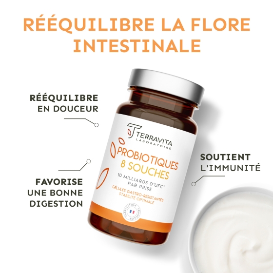 Probiotiques 8 souches