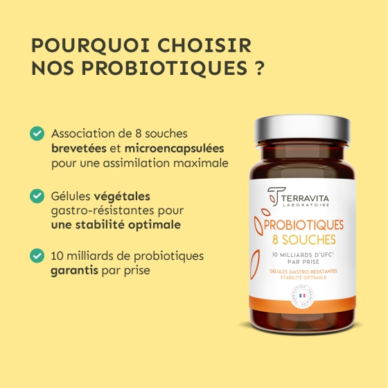 Probiotiques 8 souches