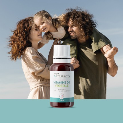 vitamine d3 végétale Terravita famille