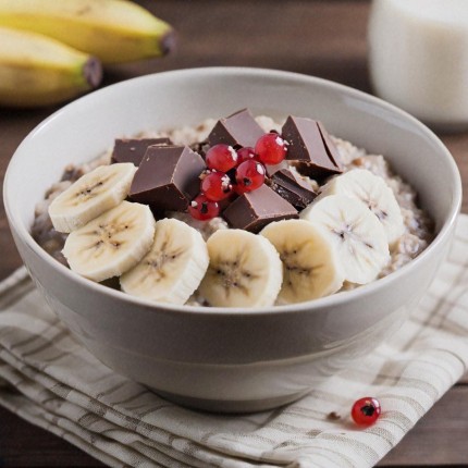 porridge bio cacao banane