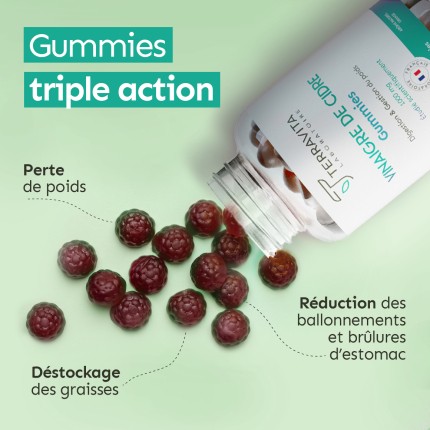 Gummies vinaigre de cidre Morosil perte de poids