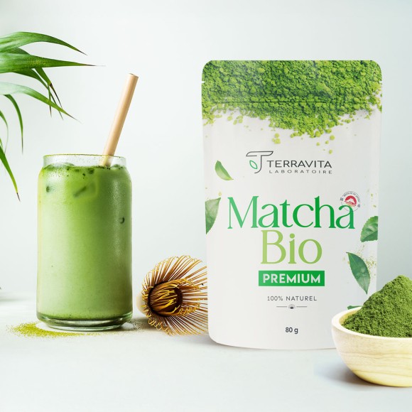 Matcha premium en poudre