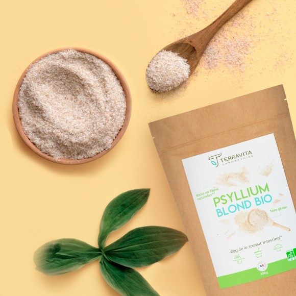 psyllium blond bio verre