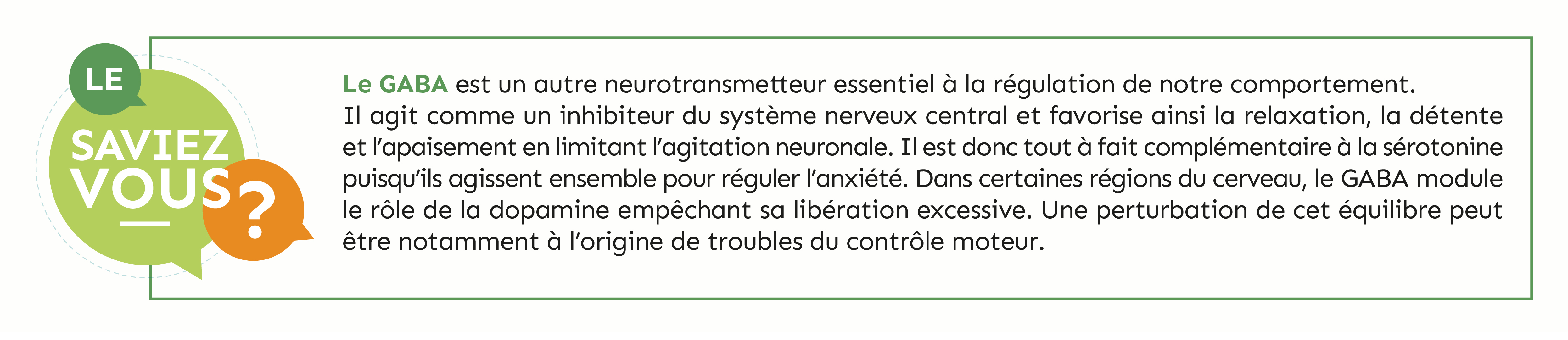 gaba le saviez vous