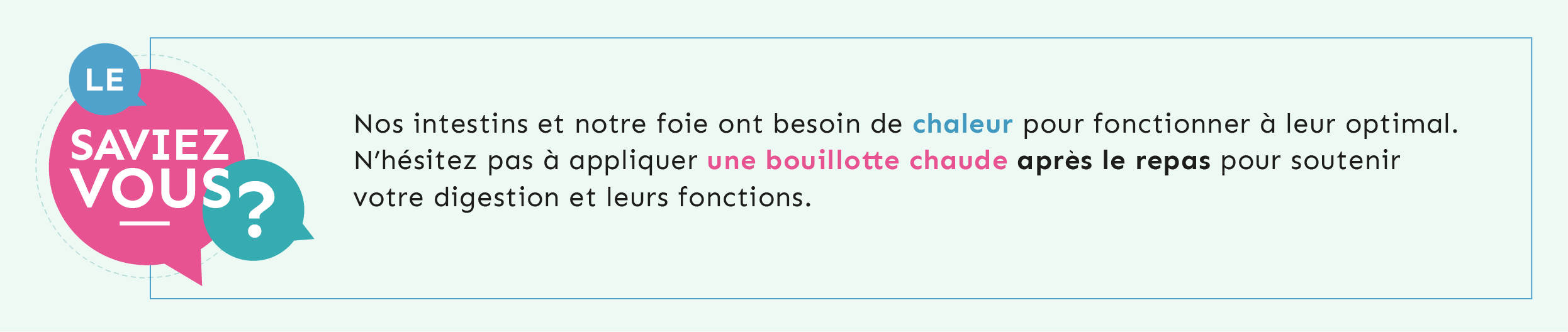 Terravita, les intestins et le foie ont besoin de chaleur